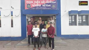 ભરૂચ: ક્રાઇમ બ્રાન્ચે લીંબુ છાપરી વિસ્તારમાં ચાલતા જુગારધામ પર પાડ્યા દરોડા, 7 જુગારીઓની ધરપકડ
