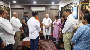 modi visit rupani family
