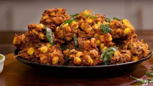 corn pakodas