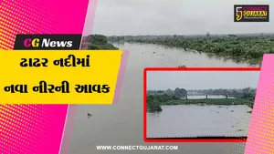 ભરૂચ: આમોદ-જંબુસર પંથકમાંથી વહેતી ઢાઢર નદી 2 કાંઠે વહેતી થઈ, આજવા સરોવરમાંથી પાણીની સતત આવક