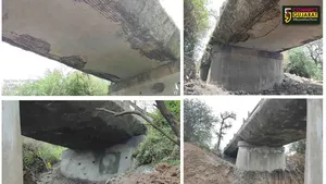 ભરૂચ: પાલેજ ઇખર સરભાણ રોડ પર આવેલી નાહિયેર નદી પરના બ્રિજની સમારકામની કામગીરી શરૂ કરાય