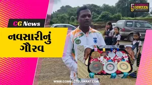 નવસારી : કેલીયા ગામના યુવાને સિંગાપોરમાં વર્લ્ડ ઇન્ટરનેશનલ ચેમ્પિયનશિપમાં મેળવ્યો ગોલ્ડ મેડલ