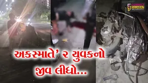 અમદાવાદ : પૂરપાટ ઝડપે ધસી આવેલ કારના ચાલકે ટક્કર મારતા મોપેડ સવાર 2 યુવકોના મોત, પોલીસ તપાસ શરૂ...