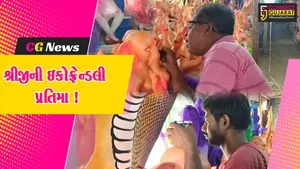 ભરૂચ: બંગાળી મૂર્તિકારો દ્વારા શ્રીજીની ઇકોફ્રેન્ડલી પ્રતિમાઓનું નિર્માણ, નર્મદા અને ગંગા નદીની માટીનો કરે છે ઉપયોગ