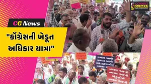 સુરેન્દ્રનગર : ખેડૂતોના પ્રશ્નો અંગે કલેકટર કચેરી સુધી રેલી યોજાઈ,રોડ પર ધરણા બાદ કચેરીનો ઘેરાવ