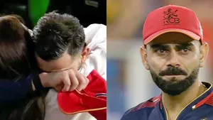 Virat Kohli Crying