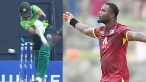 Babar Azam and Jayden Seales