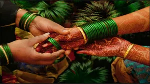 Green Bangles in Shravan