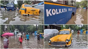 Kolkata Weather,  Heavy Rain,  Red Alert,  Low Pressure Area,  Thunderstorm  ,Lightning,  Gusty Winds  ,Flooded Roads  ,Waterlogging,  Disrupted Transport,  South Bengal  ,Severe Weather Warning,কলকাতা আবহাওয়া  ,প্রবল বৃষ্টি  ,রেড অ্যালার্ট  ,নিম্নচাপ , বজ্রঝড়  ,বিদ্যুৎ চমক,  ঝোড়ো হাওয়া,  জলমগ্ন রাস্তা  ,জলাবদ্ধতা  ,যান চলাচল ব্যাহত,  দক্ষিণবঙ্গ,  মারাত্মক আবহাওয়ার সতর্কতা