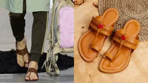 Prada Kolhapuri Chappals