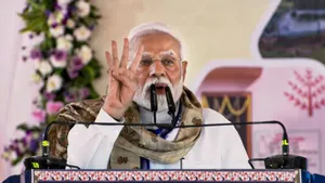 Narendra Modi in Bihar Champaran
