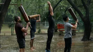Delhi Rains Fit Delhi Exercise Mudgal