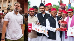INDIA Alliance Vote Theft Protest Rahul Gandhi Akhilesh Yadav