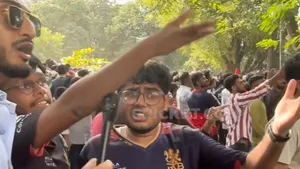 viral videos Bangalore stampede news