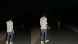 viral ghost video on social media