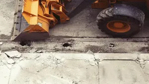 Faridabad bulldozer action