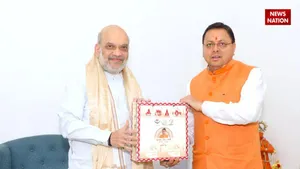Chief Minister Pushkar Singh Dhami met Amit Shah