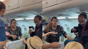 viral flight fight video