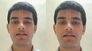 viral man tilak video