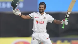 banglkadesh captain nzmul hussain shanto break 12 years old record