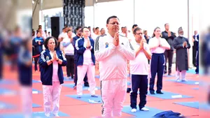 CM Dhami on Yoga