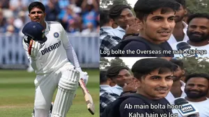 memes goes viral on social media on Shubman gill double century