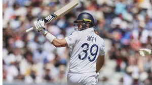 jamie smith score century against team india during IND vs ENG birmingham test