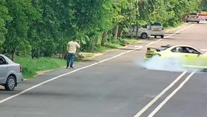 noida sector 44 car stunt viral video