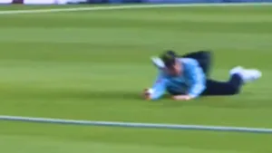 even the camera could not capture Rob Yates stunning catch in the t20 blast