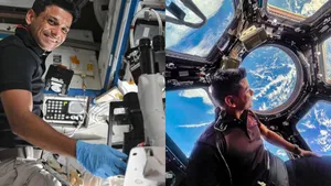 Shubhanshu Shukla at ISS
