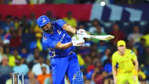 Kieron Pollard saved Mi against Super kings led his team into the finals playing a stormy innings