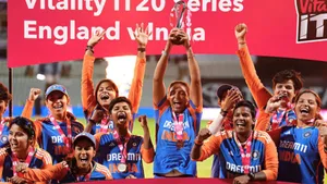 Indian womens team won the t20 series by 3-2 against england for the first time