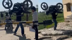 bike viral video on social media