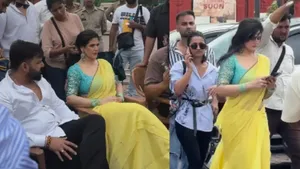 Pawan Singh video leaked with salman khan actress Zareen Khan on social media