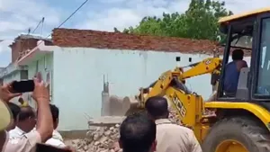 Bulldozer action against Chhangur Baba niece