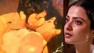 When this actor forcibly kissed Rekha for 5 minutes actress was in with tears