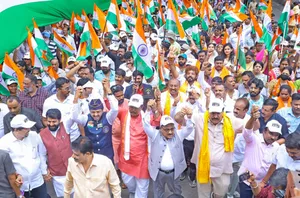 Bengaluru: BJP holds Tiranga Yatra to honour Operation Sindoor success