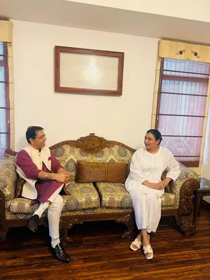 Anmol Gagan Mann and Aman Arora, (Photo-X@AroraAmanSunam)