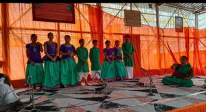 अयोध्या की यज्ञशाला में कुवैत से आए भक्तों की भक्ति का भावपूर्ण रंग