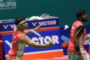China Open: Satwik-Chirag march into semis, Unnati Hooda’s dream run ends (Credit: BAI)