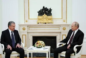 Shavkat Mirziyoyev,Vladimir Putin,