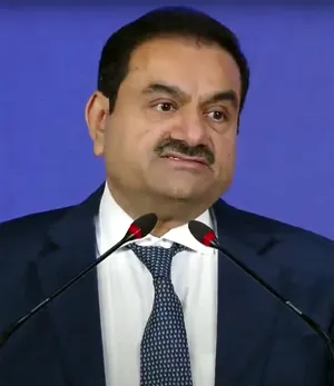 Mumbai : Adani Group Chairman Gautam Adani addresses students at Jai Hind College