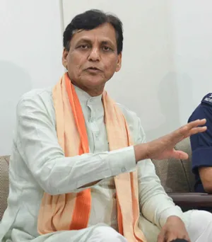 Patna: MoS Nityanand Rai addresses a press conference