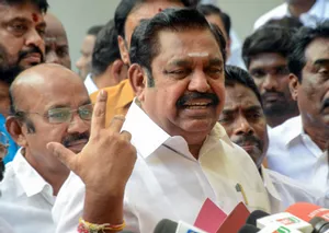 Chennai: AIADMK General Secretary Edappadi K. Palaniswami addresses a press conference