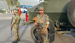 Udhampur: Security Personnel Stand Guard Following Terrorist Attack
