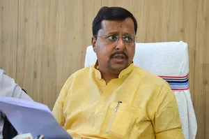 Patna: Nitin Nabin addresses a press conference