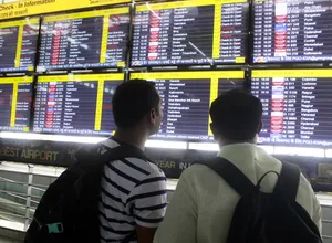 New Delhi: IGI Terminal 3 amid the Indo-Pak tension