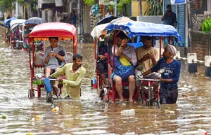 Heavy rain causes waterlogging in Nagaon