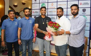 T20 Mumbai League to kick off with Suryakumar Yadav, Shivam Dube in action on Day 1 at the DY Patil Stadium in Navi Mumbai on Wednesday.  Photo credit: Triumph Knights Mumbai North East