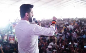 Bhojpur: Chirag Paswan at ‘Nav-Sankalp Mahasabha’